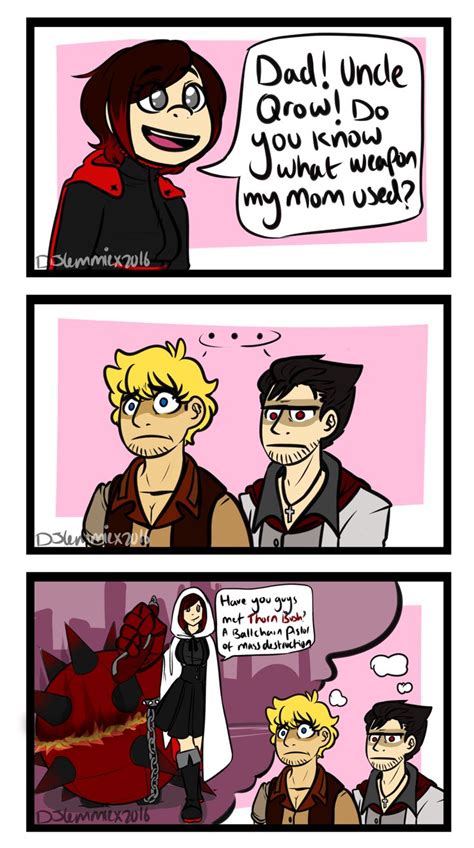 Summary: <b>Qrow</b> and his young partner were on their way to search for a missing person. . Rwby reacts to qrow fanfiction